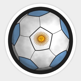 argentine flag football Sticker